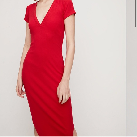 Wilfred free Corin dress in blue silver gray - Picture 1 of 3